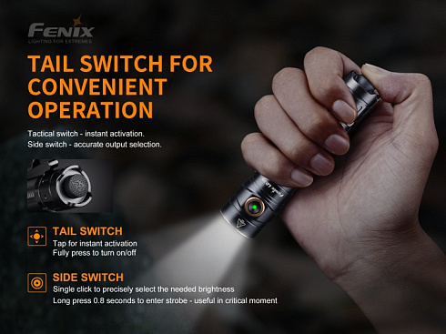 Фонарь Fenix LD30 (1600 лм, 18650)