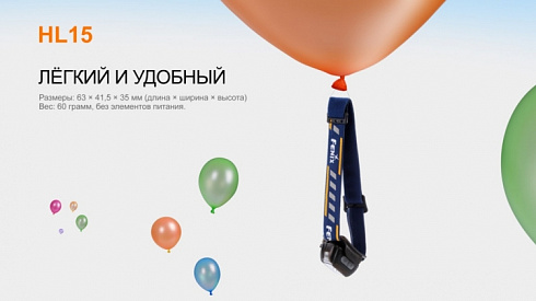 Фонарь Fenix HL15 Розовый (XP-G R5, 200 лм, AAA)