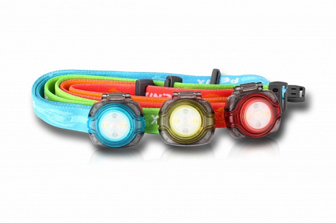 Фонарь Fenix HL05 Голубой (White/Red LEDs, ANSI 8 лм, CR2032)