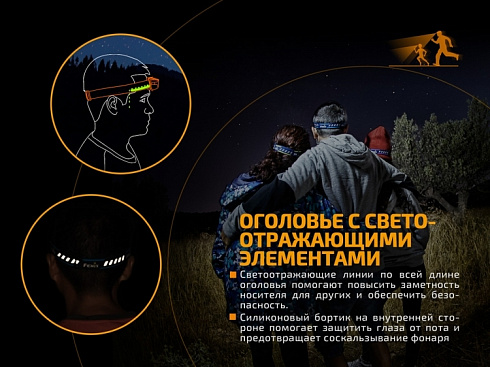 Фонарь Fenix HL16 Желтый (XP-E2 R3, 70 лм, АА)