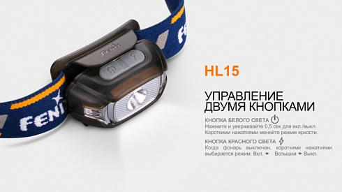Фонарь Fenix HL15 Розовый (XP-G R5, 200 лм, AAA)